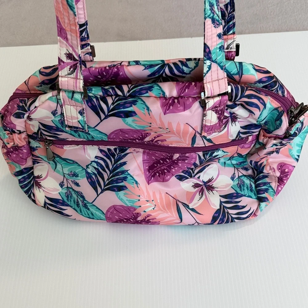Lug Vibrant Floral Purse - Lug Quilted Convertible Carryall - Jumper